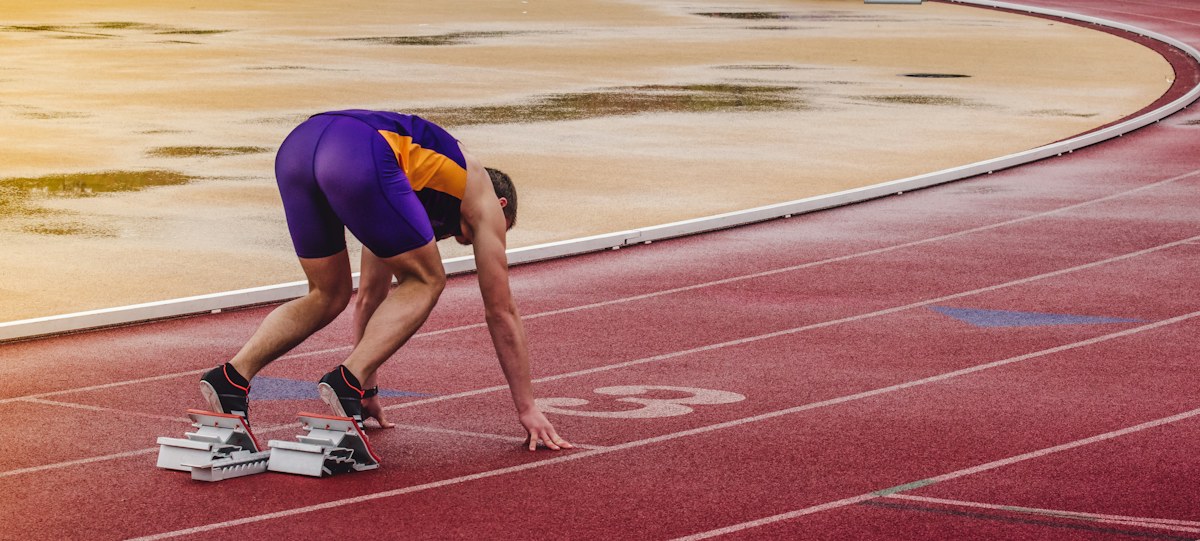Atleta em prova